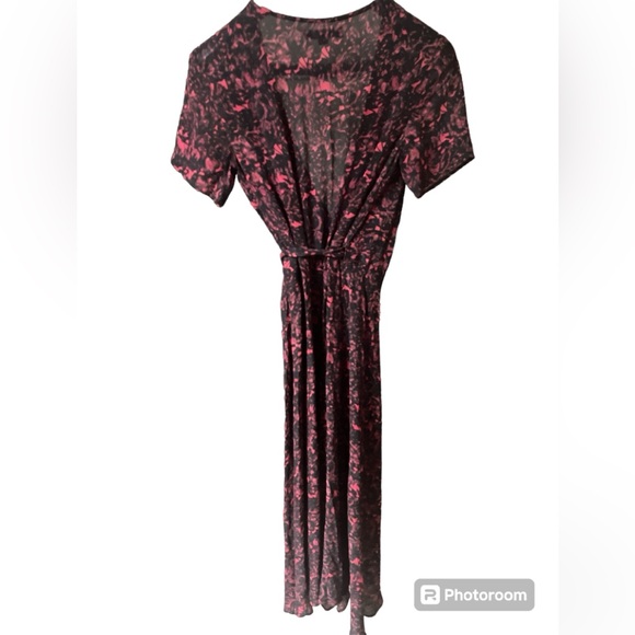 ALLSAINTS Floral Wrap Dress - Picture 6 of 9